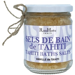 SELS DE BAIN VANILLE 220g pot verre