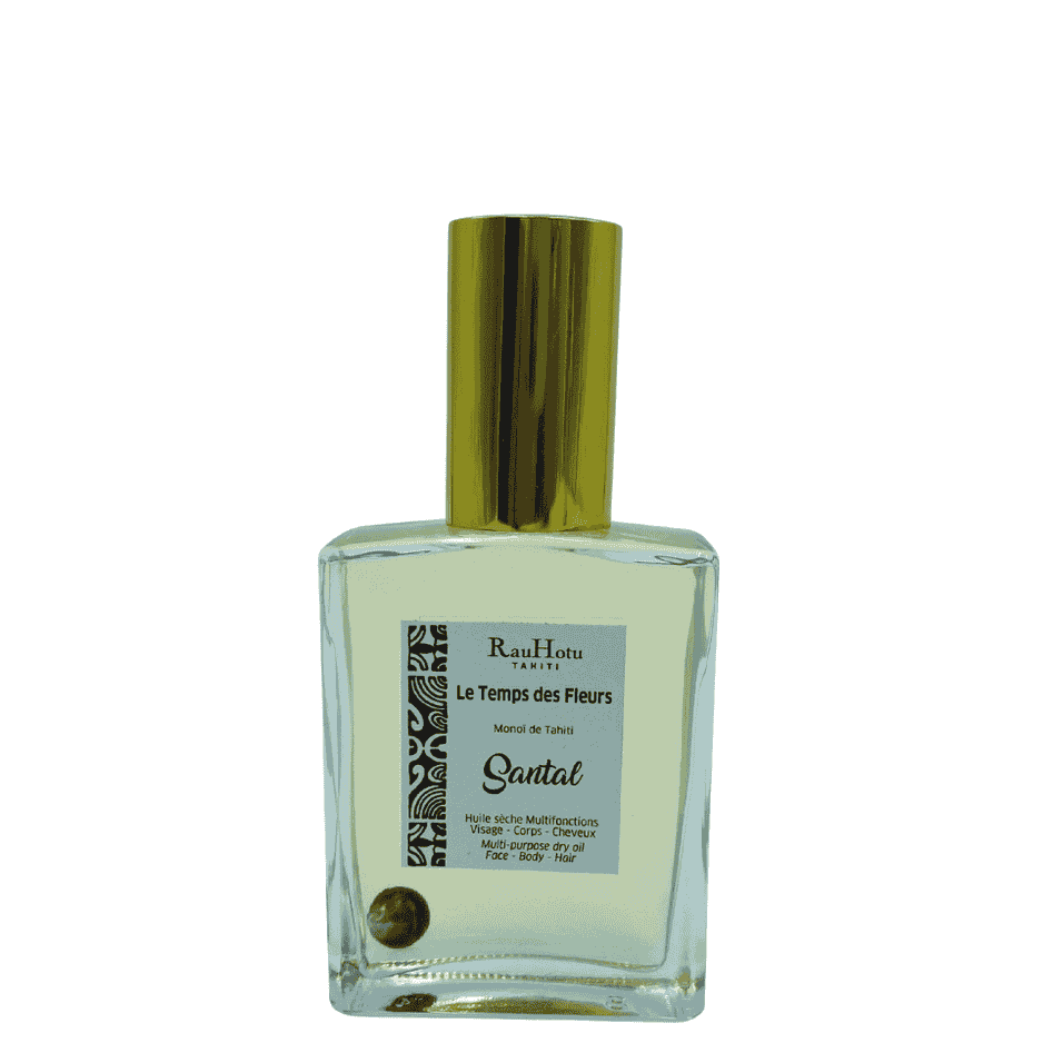 RAU HOTU TAHITI Le temps des fleurs Monoi de Tahiti perle Santal 60ml