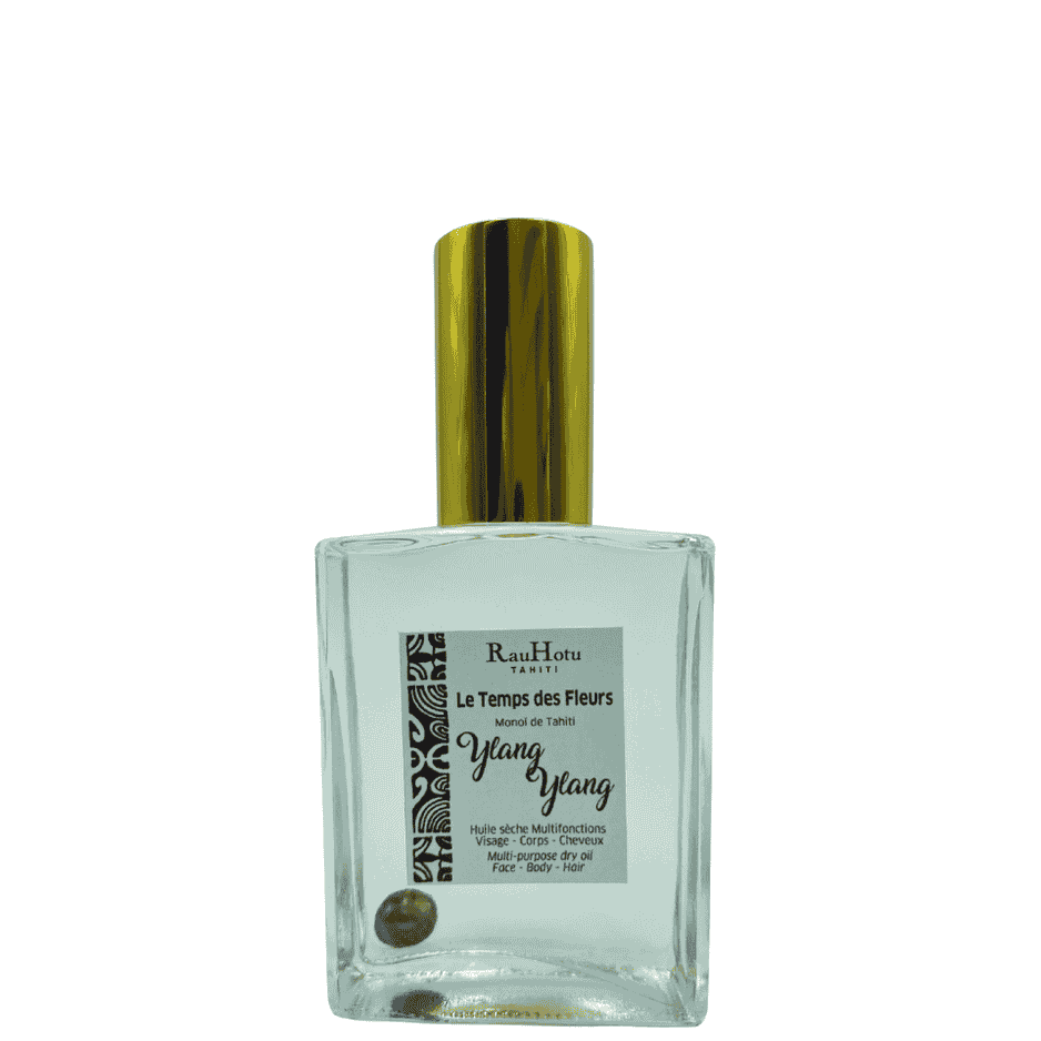 RAU HOTU TAHITI Le temps des fleurs Monoi de Tahiti perle Ylang Ylang 60ml