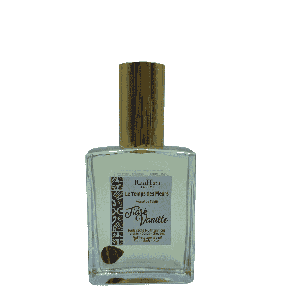 RAU HOTU TAHITI Le temps des fleurs Monoi de Tahiti perle Tiaré Vanille 60ml
