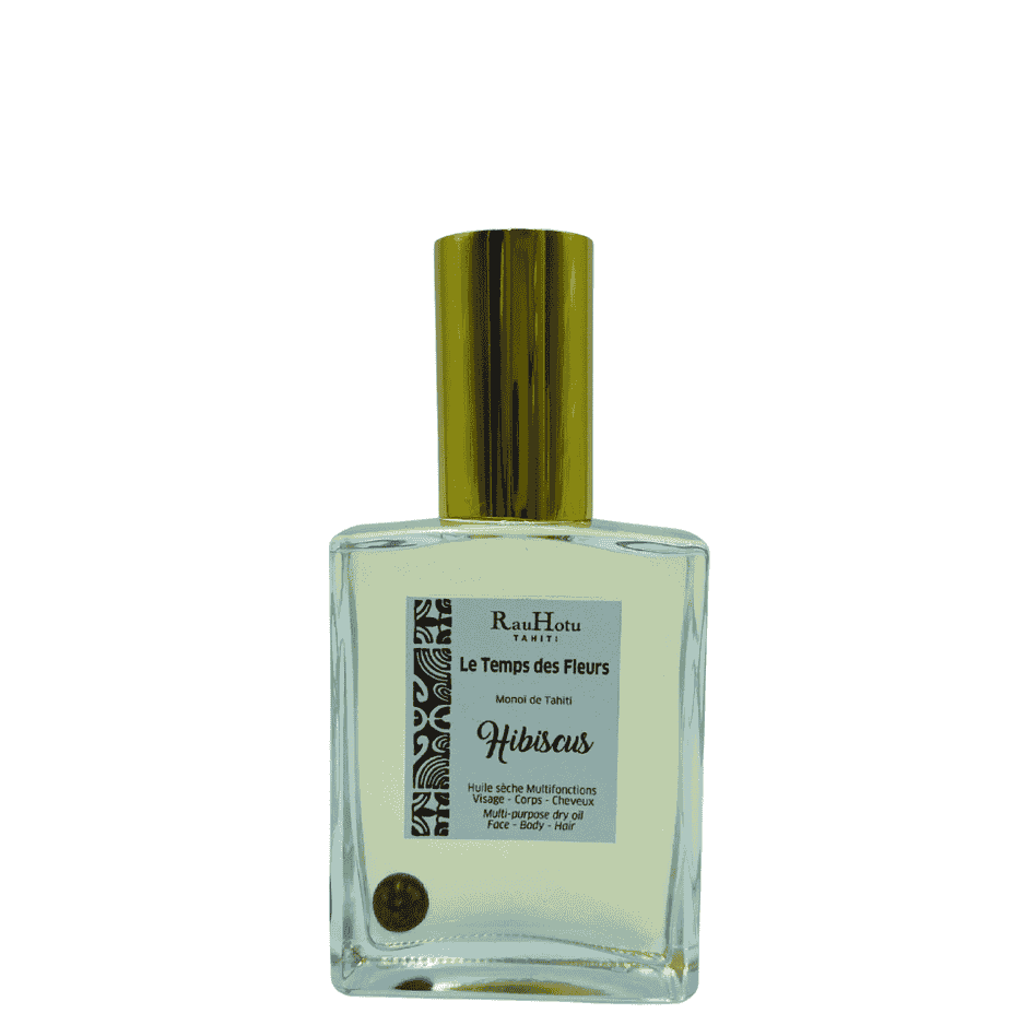 RAU HOTU TAHITI Le temps des fleurs Monoi de Tahiti perle Hibiscus 60ml