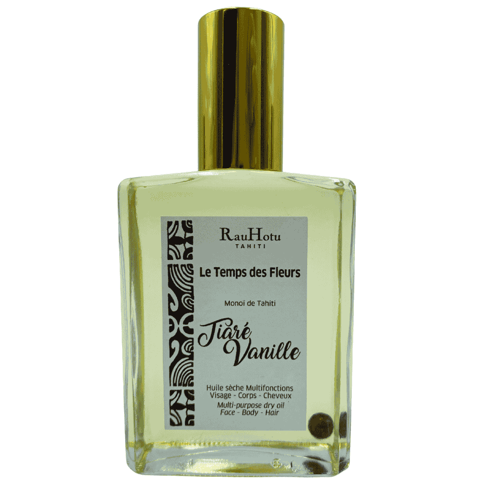 TEMPS DES FLEURS MONOI PERLE TIARE VANILLE BIO 120ml