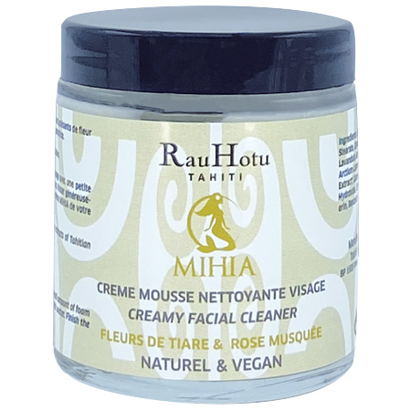 MIHIA Crème Mousse Nettoyante visage Tiaré 120ml
