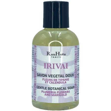 IRIVAI savon végétal doux fleurs de Tipanié 100ml