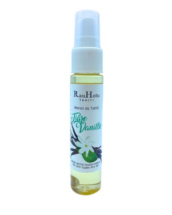 MONOI huile sèche perle Tiare Vanille 30ml plast