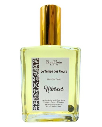 LE TEMPS DES FLEURS Monoi perle Hibiscus 120ml