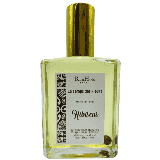 LE TEMPS DES FLEURS Tahitian Hibiscus pearly monoi 120ml