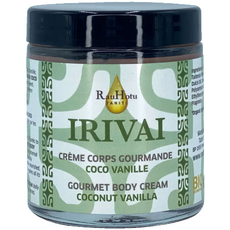 IRIVAI Crème corps Coco Vanille gourmande 120ml