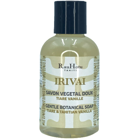 IRIVAI savon végétal doux Tiare Vanille 100ml