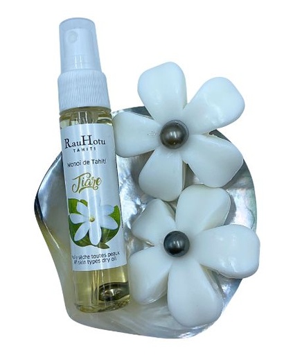KOHAI Coffret 1 Monoï Perle 30ml spray + 2 Savons Fleur Perle + 1 Nacre Polie